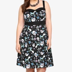 Torrid Mermaid and Skull Print Swing Dress